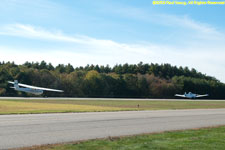 taking off on tow