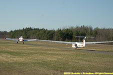 Devan towing Felix